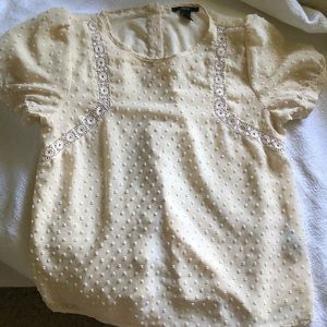 Cream blouse